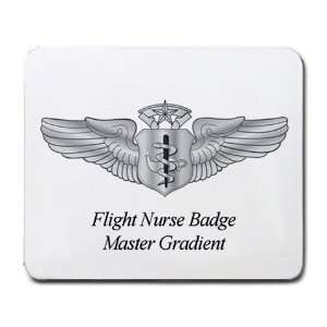  Flight Nurse Badge Master Gradient Mouse Pad Office 