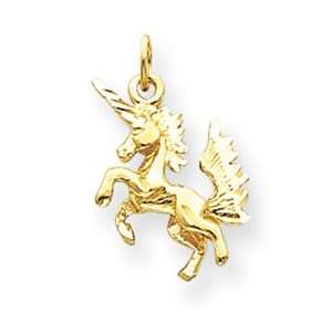    14k Dancing Unicorn Charm   Measures 18x15mm   JewelryWeb Jewelry