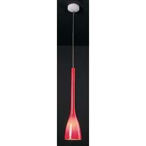   Plc contemporary lighting   pendants   pius in red