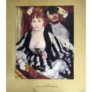   Portrait La Loge Pierre Auguste Renoir 