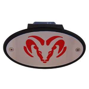  Dodge Ram Head Hitch Receiver Cover Red: Automotive