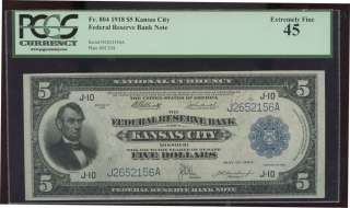 1918 FRBN KANSAS CITY PCGS GEM 45 AMAZING LOOKS GEM NEW  