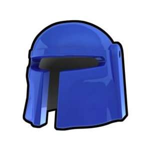  Blue Mando Helmet   LEGO Compatible Minifigure Piece: Toys 