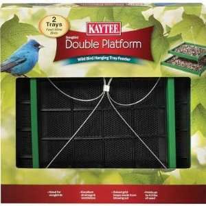   Kaytee Songbird Double Platform Hanging Wild Bird Feeder