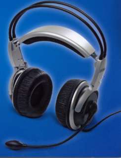   VoiIP Skype USB Headset 5.1 Stereo Kopfhörer mit Standfuss