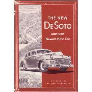    1946 DESOTO Sales Brochure Literature Book Piece: Automotive