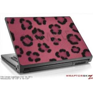  Large Laptop Skin Leopard Skin Pink: Electronics