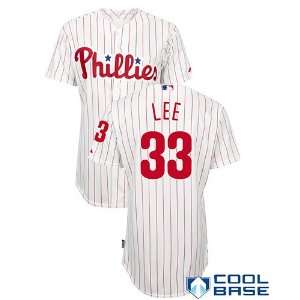   Phillies Cliff Lee Authentic Home Cool Base Jersey