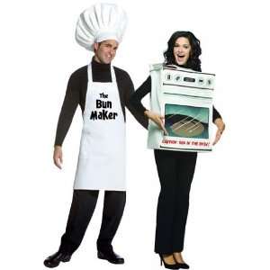  Bun Maker & Bun In The Oven Couples Costume Toys & Games