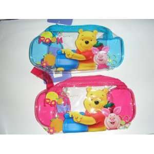   Winnie the Pooh Transparent Pencil Bag Pouch Make Up Bag Toys & Games