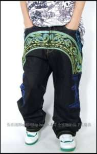 Crown Holder Men Embroidery #4 Denim Jeans Size 32 42  