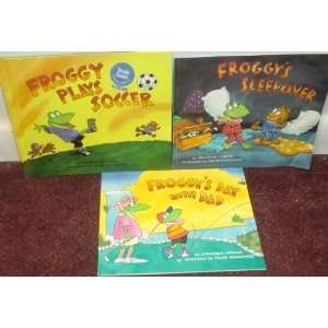   of 3 FROGGY Series Children Books by Jonathan London 