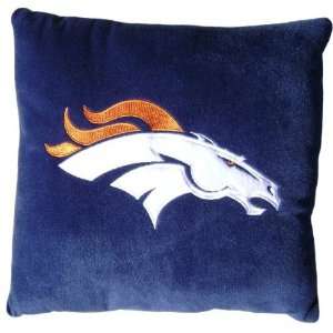  Denver Broncos 14x14 Pillow by Northwest Sports 