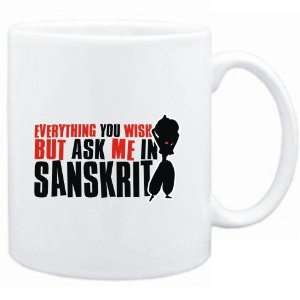  Mug White  Anything you want, but ask me in Sanskrit 