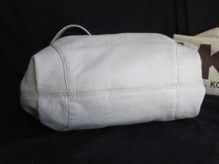   KORS Vanilla Leather Edie Chain Shoulder Tote Bag L $398  
