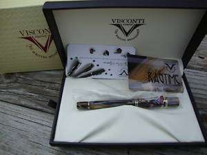 VISCONTI RAGTIME FOUNTAIN PEN LIMITED EDITION NEW  