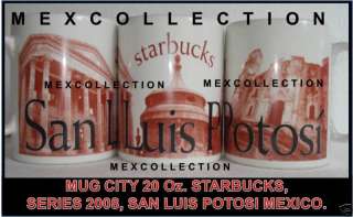 STARBUCKS MUG 20Oz 2007 SAN LUIS POTOSI MEXICO NEW RARE  