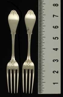 OLD WHITING ARMOR PATTERN STERLING SILVER FORKS  