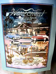 Hot Rod Surfing, Huntington Beach Meet Poster 02  