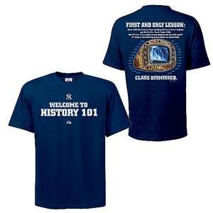 New York Yankees History Lesson 101 T shirt  