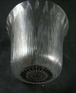 Rare Antique R. Lalique Crystal Lotus Goblet #3406  