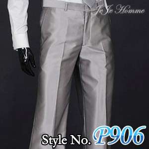 jeje Mens Slim Fit Silver Dress Pants trousers US30  