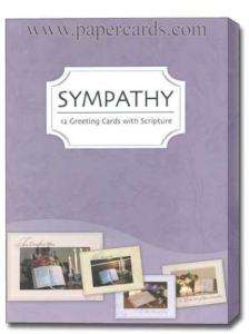 Treasured Moments Scriptured Sympathy Cards Box of 12  