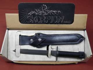 US Made SCORPION PARAGON Model S 1 Saw Back Survival Fighting Knife 