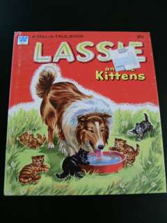 TELL A TALE BOOK   LASSIE AND THE KITTENS  1956  