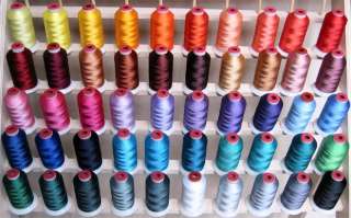 LARGE 50 Poly Machine Embroidery Thread Threads NEW  