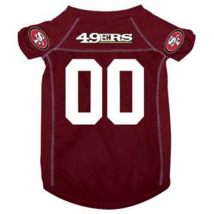 San Francisco 49er NFL dog jersey (all sizes) NEW  