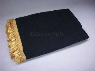 LKW Decke Tagesdecke Velour schwarz/gold 200 x 90 cm  