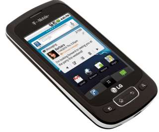New LG Optimus T P509   Black (T Mobile) Smartphone 610214623676 