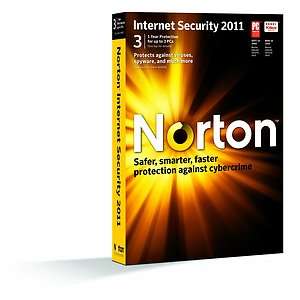 Norton Internet Security 2011 2012 3 PC Users 1 Year Yr Symantec NIS 
