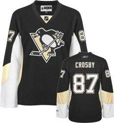 Sidney Crosby Womens Jersey Reebok Black #87 Pittsburgh Penguins 