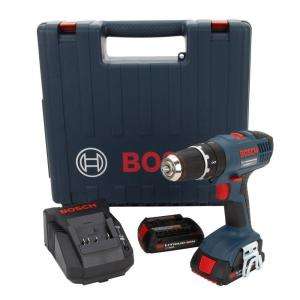  18 Volt Compact Lithium Ion Hammer Drill with 2 Slim Pack Batteries 