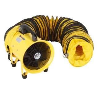 MaxxAir 8 in. High Velocity Portable Confined Space Ventilator with 