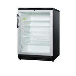 Summit Appliance 5.5 cu. ft. Compact Glass Door All Refrigerator with 