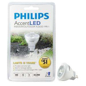 Philips AccentLED 3 Watt (20W) MR11 Spot Light Bulb 409862 at The Home 