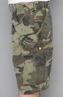 Obey The Recon Cargo Shorts in Camo  Karmaloop   Global Concrete 