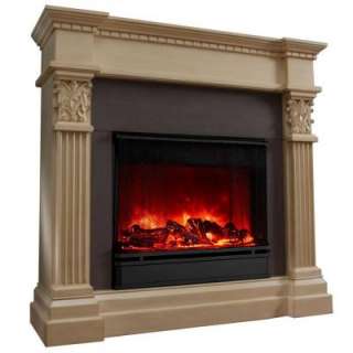 Real Flame Gabrielle Indoor 20 In. Antique White Electric Fireplace 