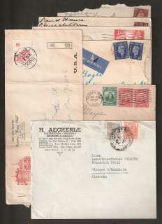 World Wide Lot. 51 Postal History Covers & Cards 1910s 1990s  