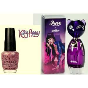 Katy Perry Purr 100ML Eau de Parfum + OPI Teenage Dream 15mL Combo Set 