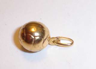 Vintage 10K Y Gold Soccer Ball Charm, Ex. Condition  