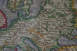 WORLD MAPS EUROPE ASIA PTOLEMY MAGINI 1608 #A465S  