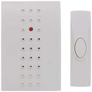 GE Wireless Door Chime with 1 Button, Plug in 19216 