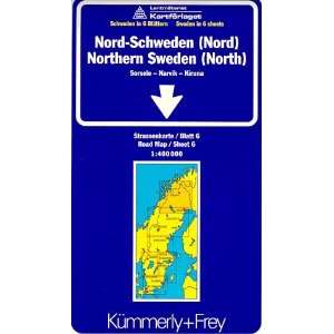 Kümmerly & Frey Karten, Nord Schweden (Nord) Lulea   Narvik   Kiruna 