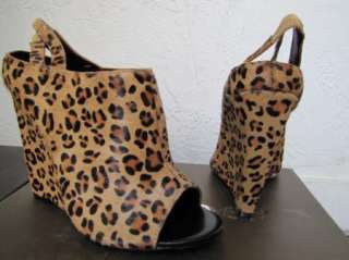 BEBE SHOES sandals HEELS ALEX leopard NEW 171549 8 38  