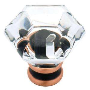   Acrylic Faceted Cabinet Hardware Knob P15573C 472 C at The Home Depot