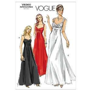 Schnittmuster Vogue 8360 Kleid Gr. A 6 10 (32 34 36 )  